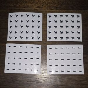 Wedding Meal Choice Stickers